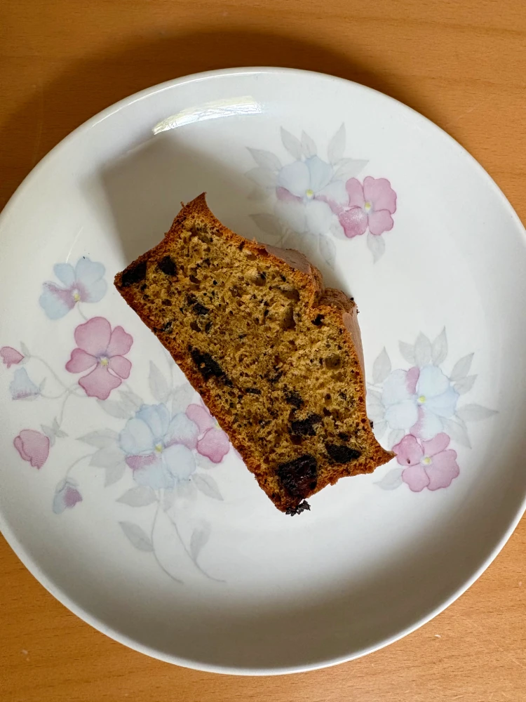 plumcake nocciole e cioccolato
