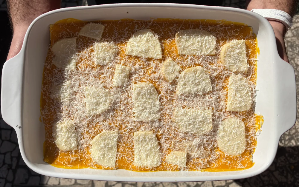 lasagna con funghi e zucca