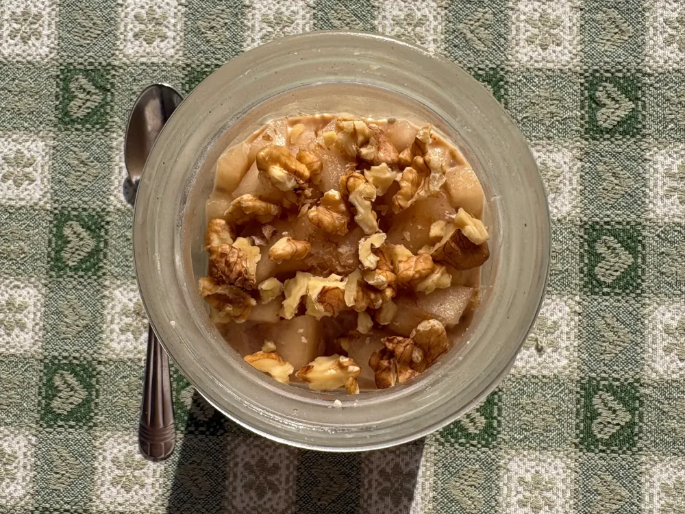 porridge con latte di soia